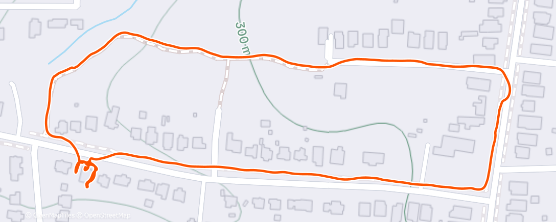 Map of the activity, Morning Walk