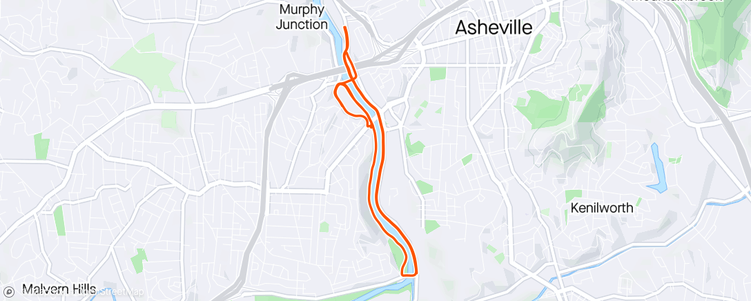 Map of the activity, Kate the great getting me into shape