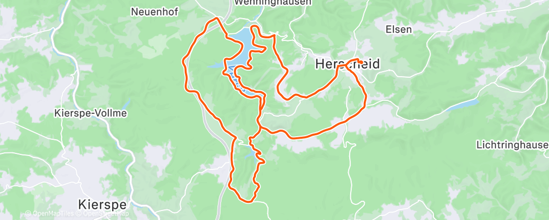 Map of the activity, Bike-MK Feierabendtour....wir lieben Outdoorsport 🥳