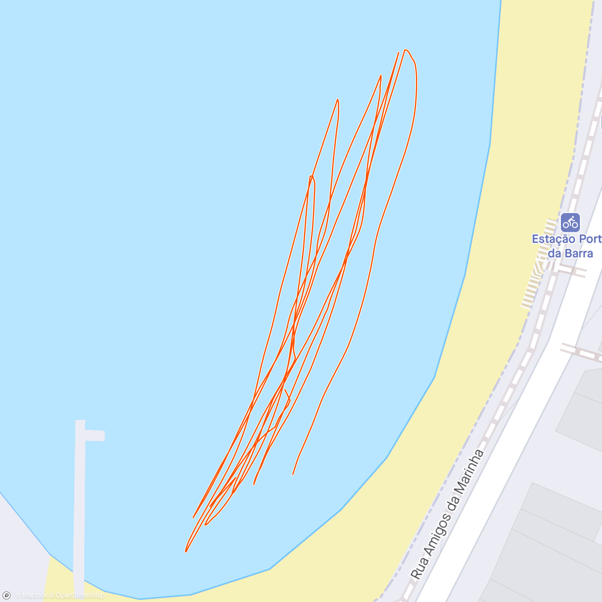 Map of the activity, Birthday Swimming