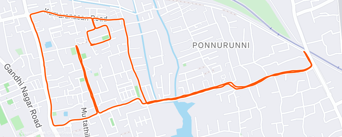 Карта физической активности (Morning Run)