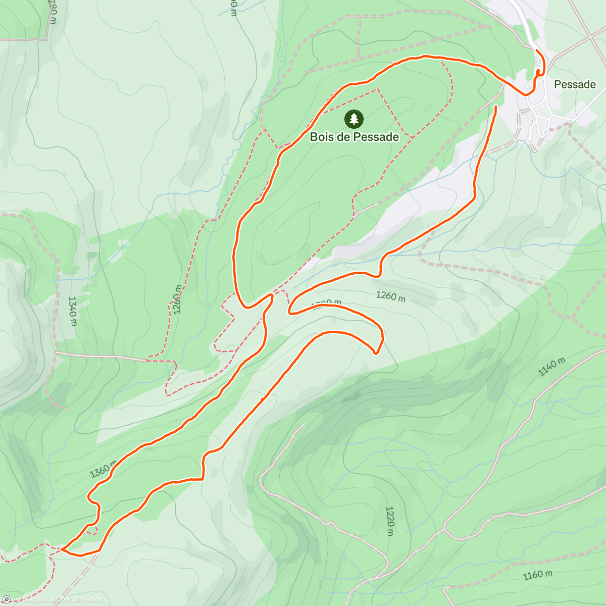 アクティビティ「Marche le midi」の地図