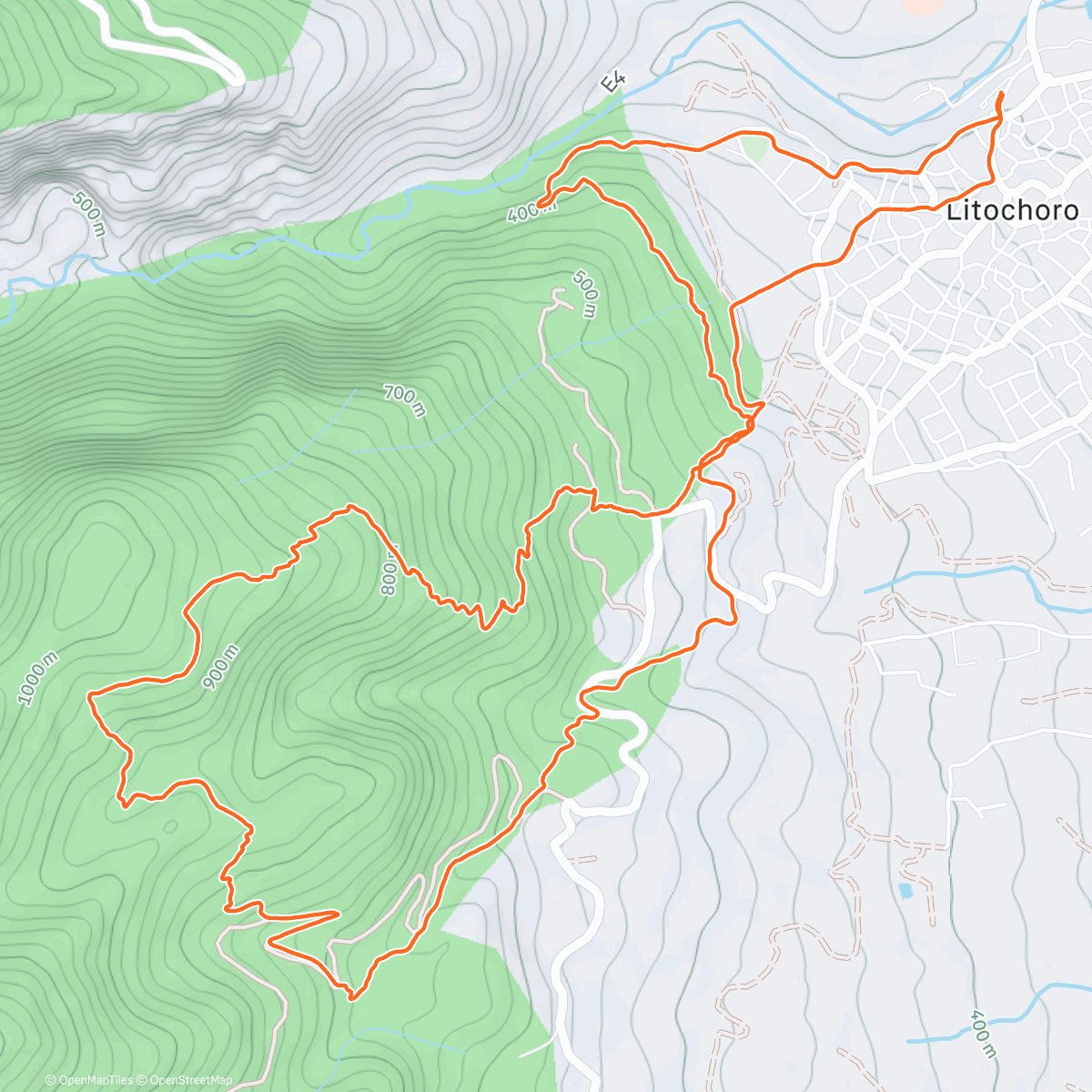 Map of the activity, Olympus Trail Running Day Vol 19 🇬🇷🦅