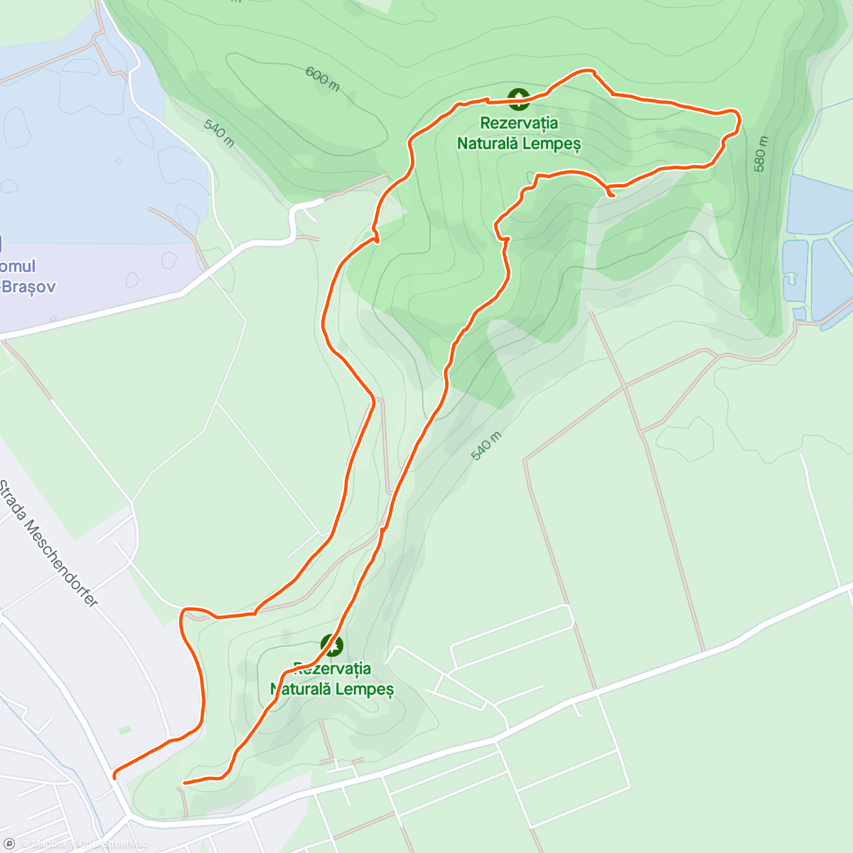 Map of the activity, Lempeș