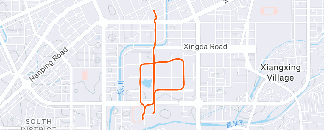 Map of the activity, 午後步行