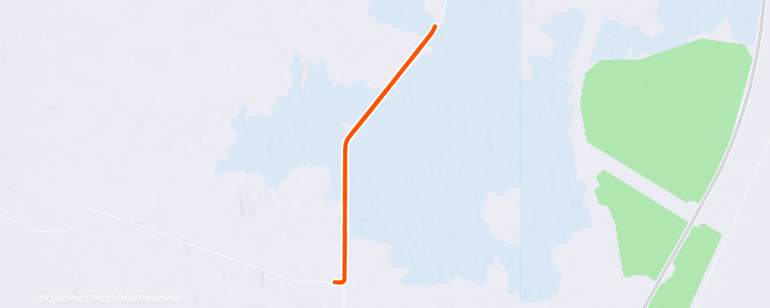 Map of the activity, Morning Run