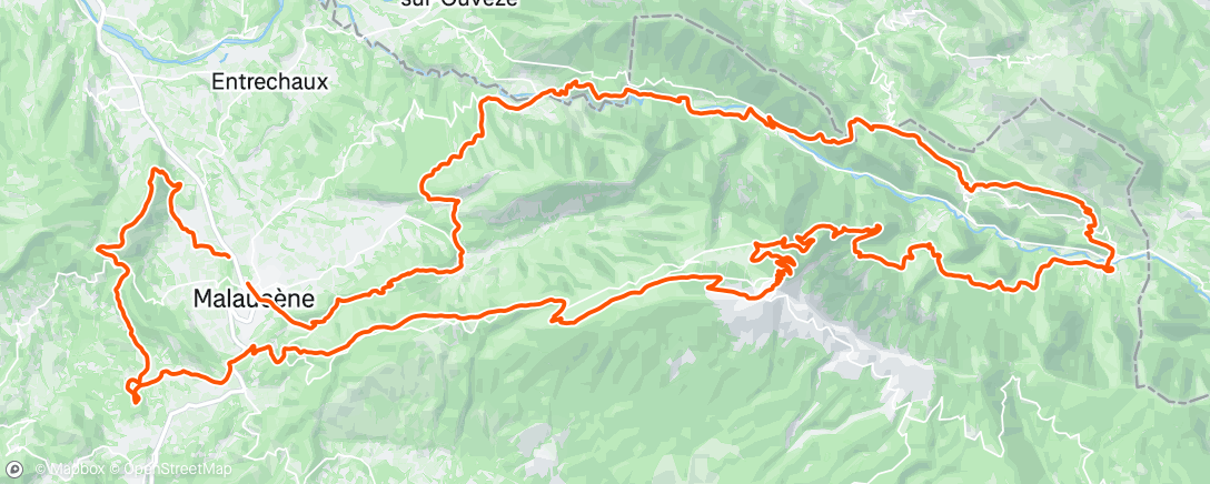 Map of the activity, Grand Raid Ventoux 🥉