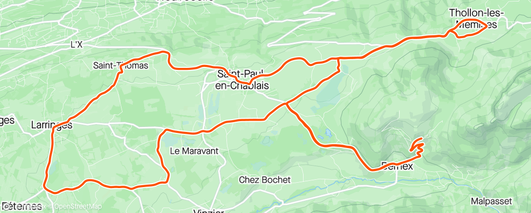 Map of the activity, Fractionné