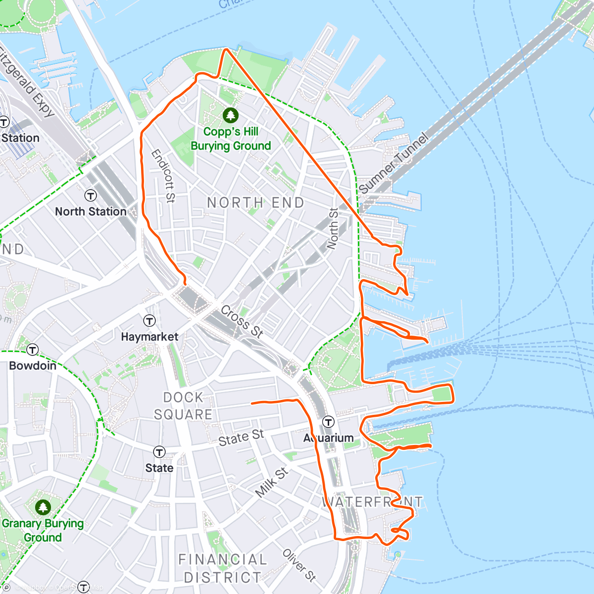 Map of the activity, Boston III