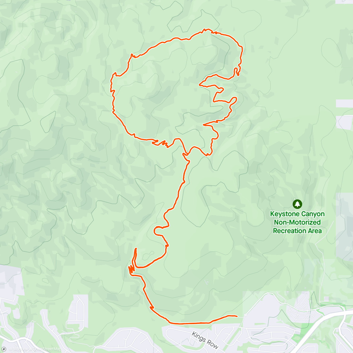 Map of the activity, Peavine always delivers