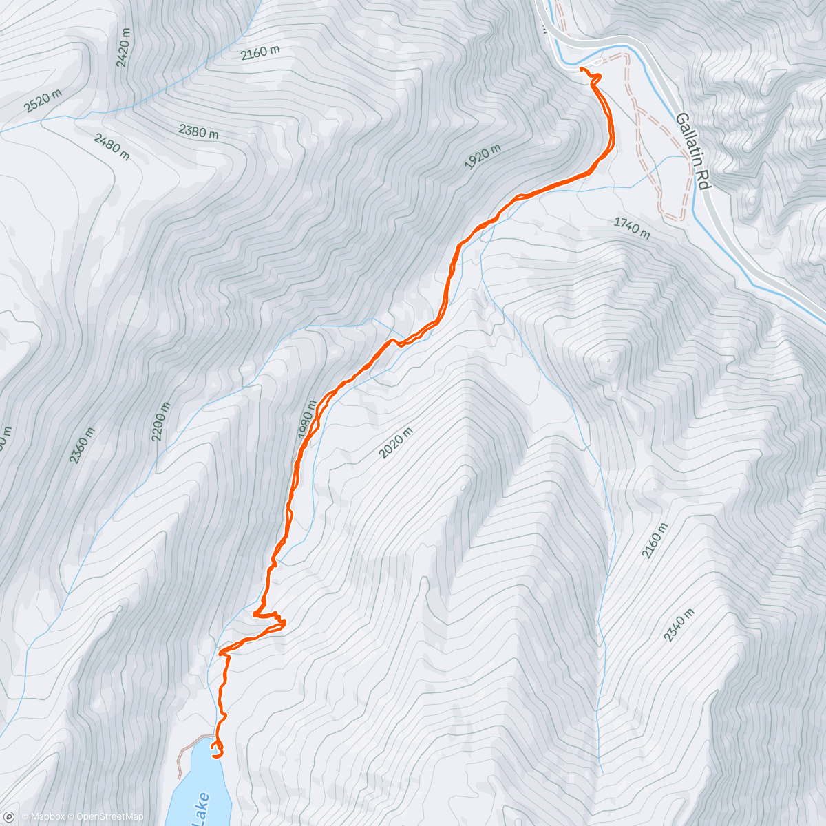 Map of the activity, Lava Lake Hike