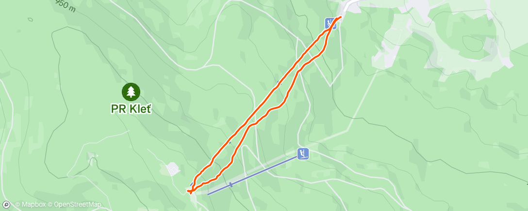 Map of the activity, Goodbye Europe Hike se Zůzou ❤️🦫