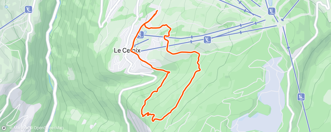 Map of the activity, La petite balade