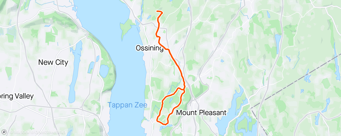 Map of the activity, The Oooo That Felt Good Ride