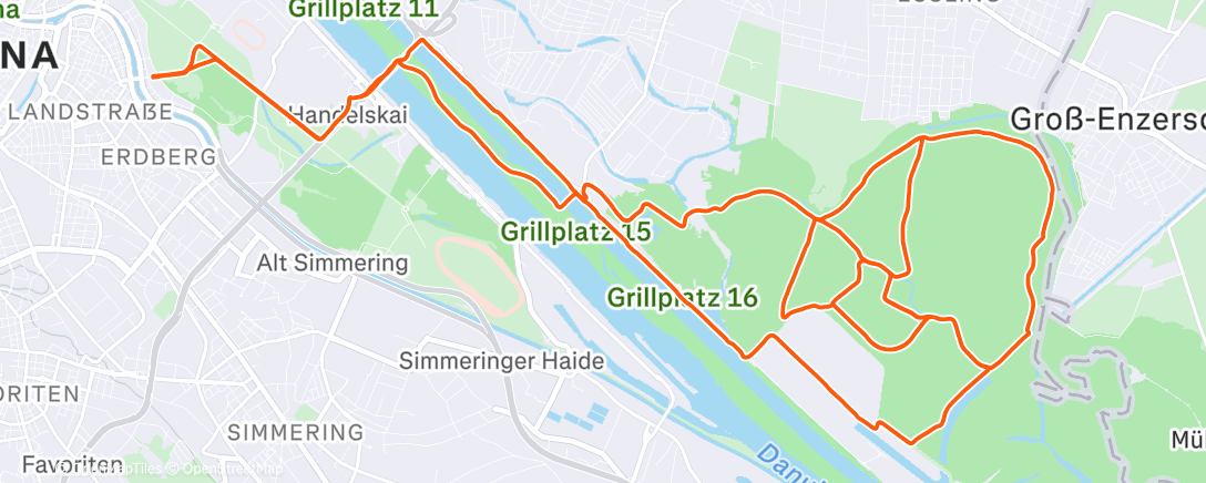 Map of the activity, HNY