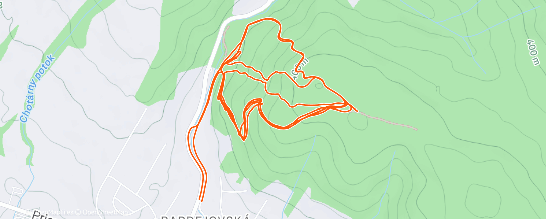 Map of the activity, Afternoon E-Mountain Bike Ride