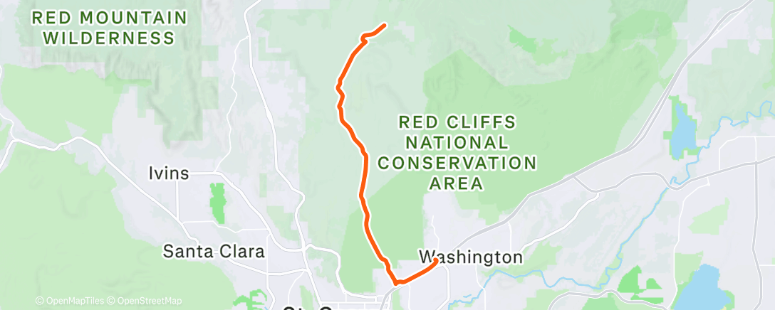 Карта физической активности (Afternoon Ride)