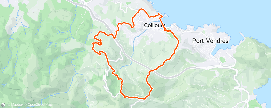 Map of the activity, Belle balade à Colliure avec mes 3 princesses