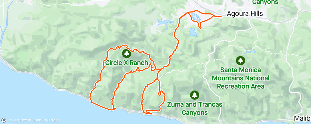 Mapa da atividade, CVC Red Ride