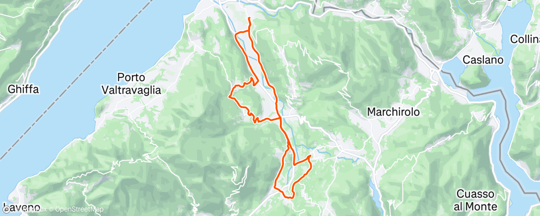 Map of the activity, Morning Ride