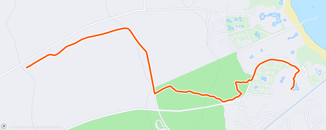 Map of the activity, Lauf am Morgen