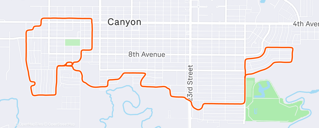 Карта физической активности (Lunch Run)