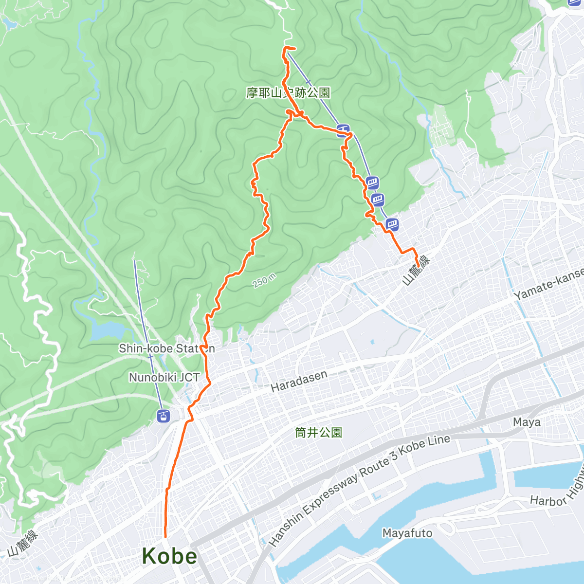 Карта физической активности (年末六甲DE朝活returns)