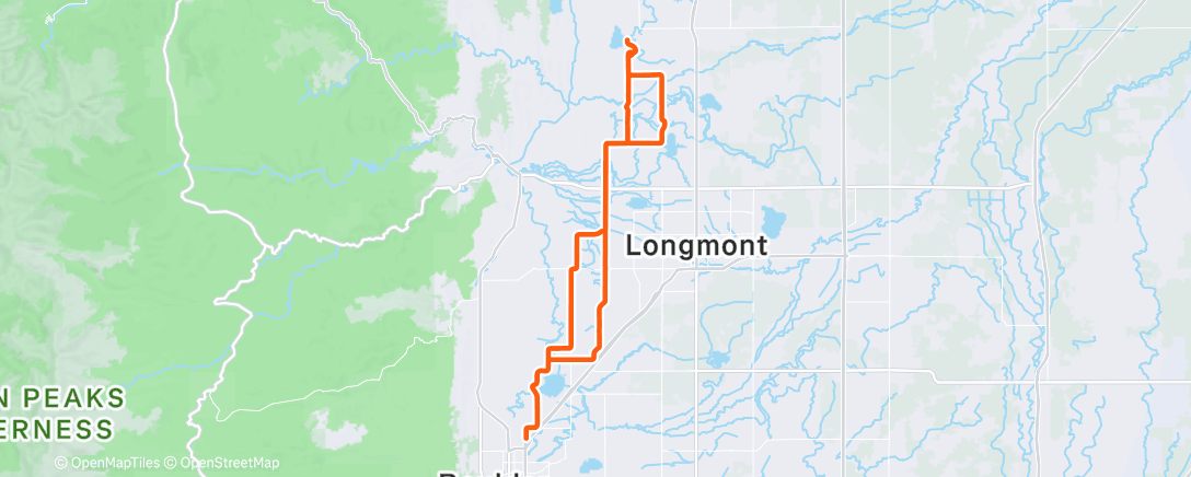Map of the activity, Morning Ride