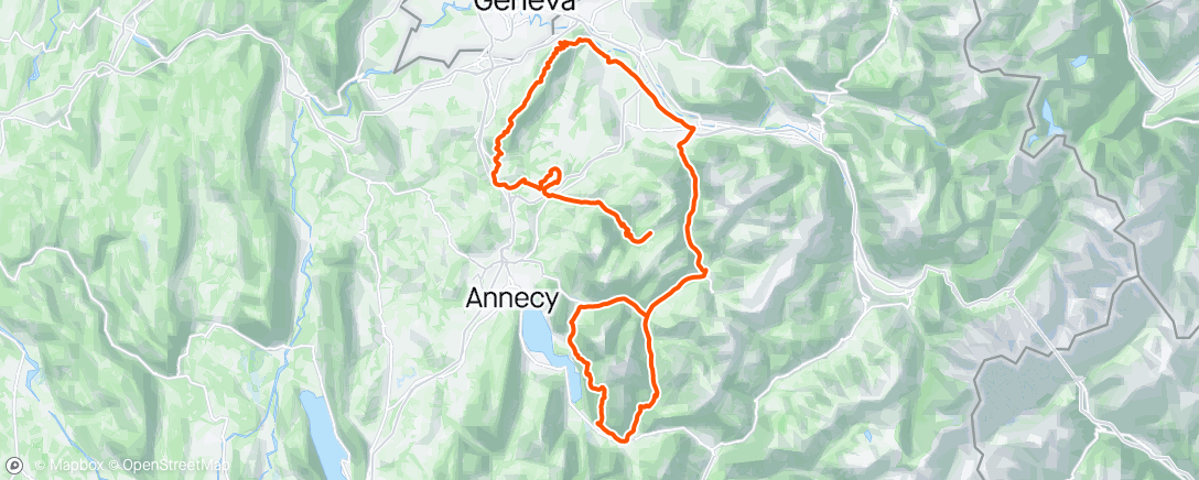 Map of the activity, Dauphiné tappa 8