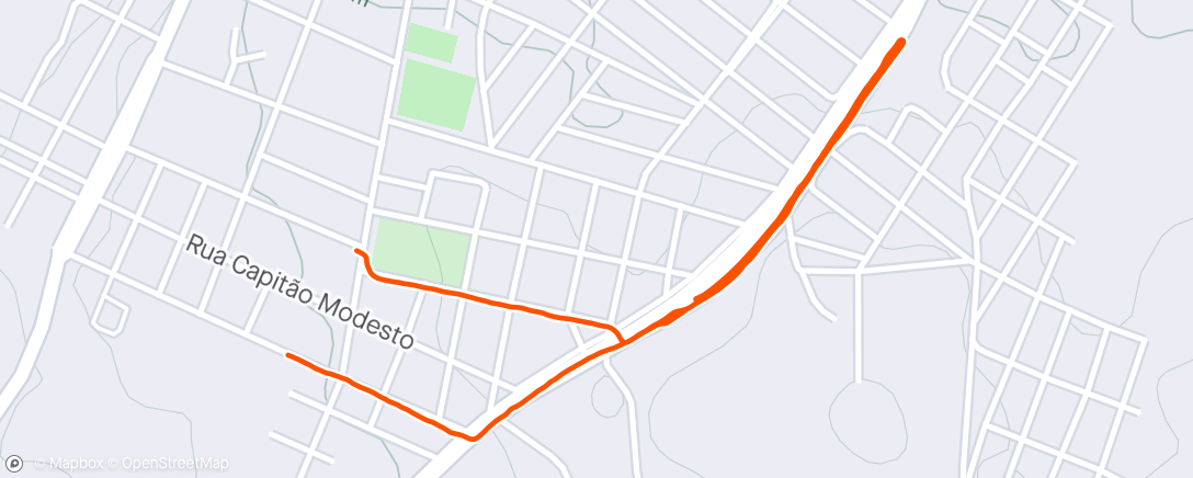 Mapa da atividade, Caminhada Monte Azul 14/2024