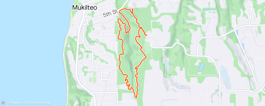 Map of the activity, Gulch with Charlie