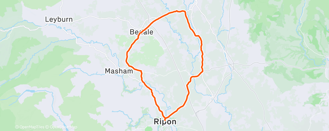 Map of the activity, Moonglu CC Boxing Day Social