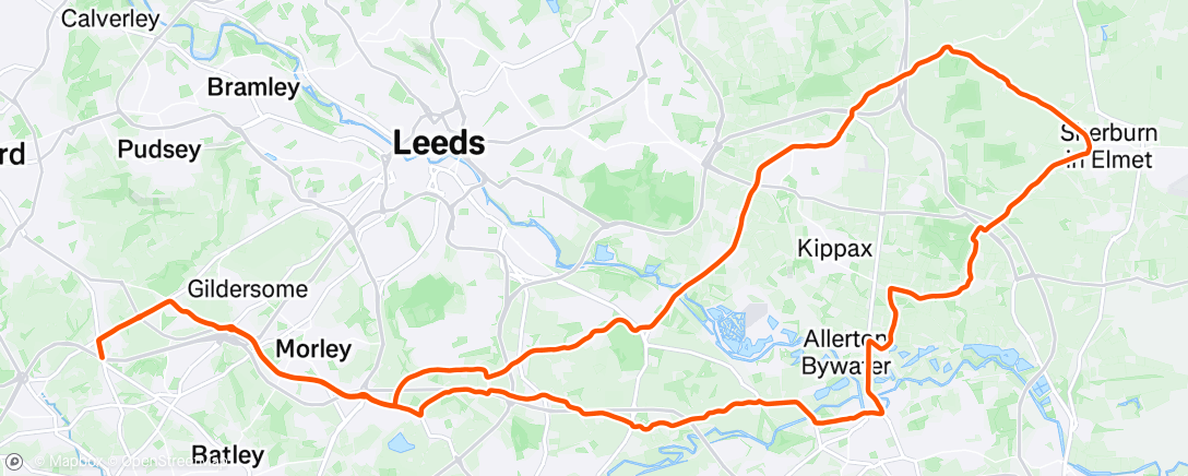 Map of the activity, Sherburn ☀️