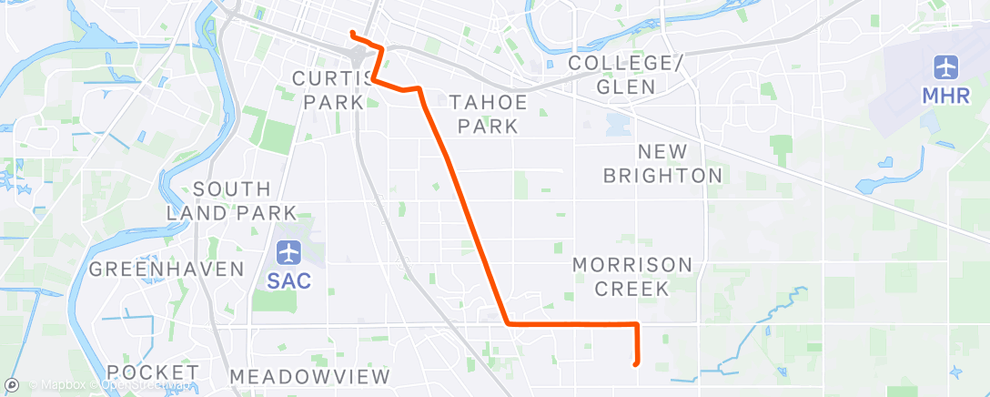 Map of the activity, Work Commute