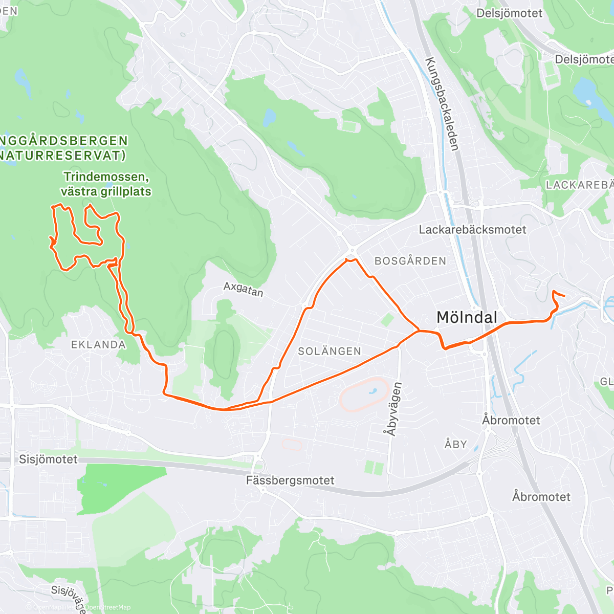 Map of the activity, Loamers Änggården 👌🏻