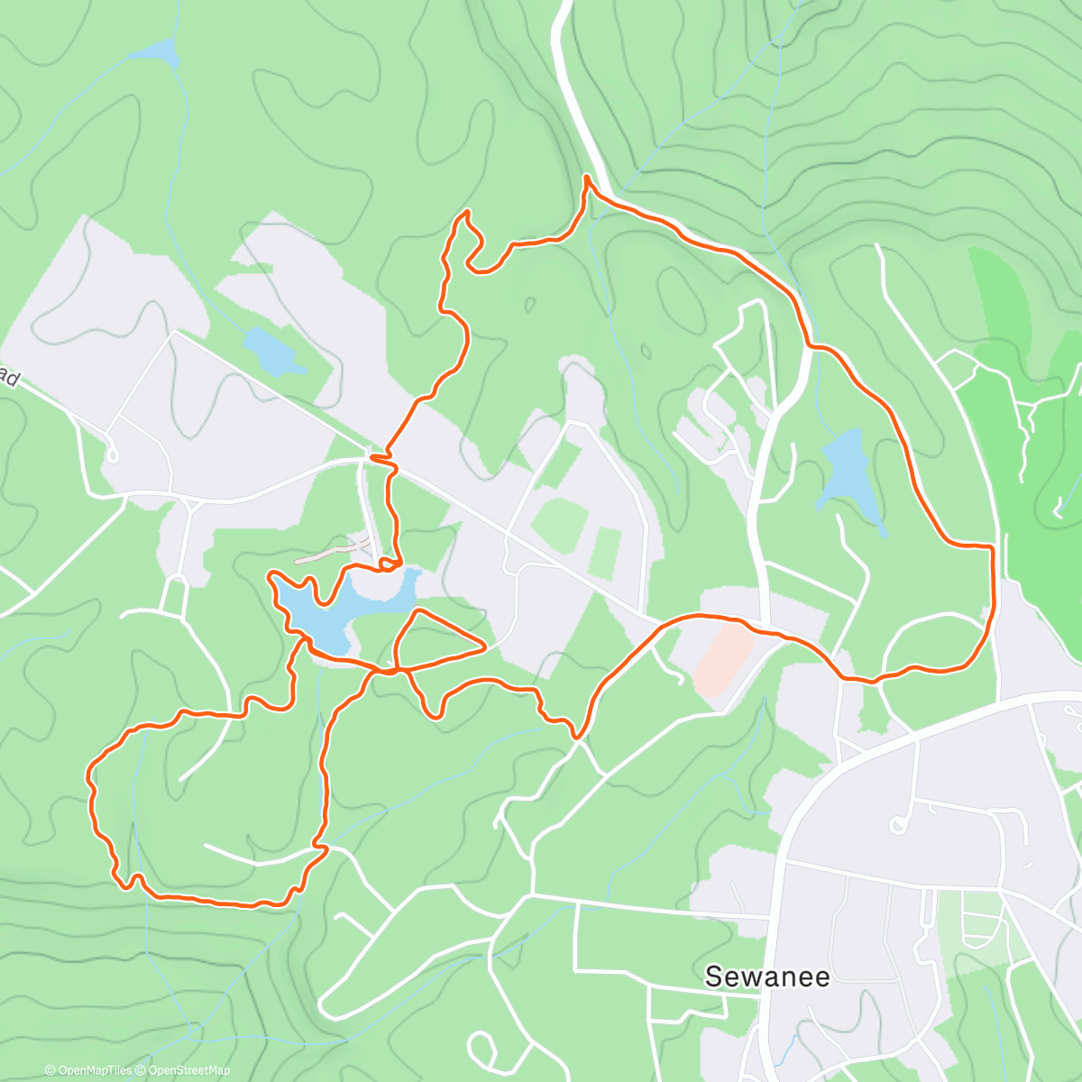 Map of the activity, One foot in front of the other