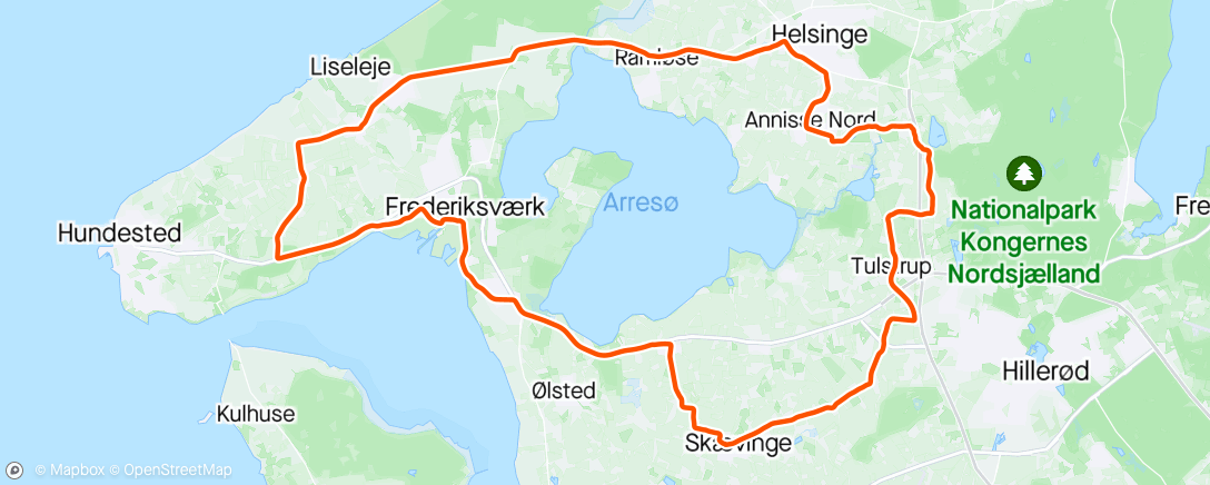 Map of the activity, MISK Træning
