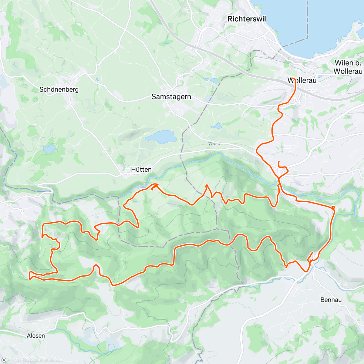 Map of the activity, MounTOMbike