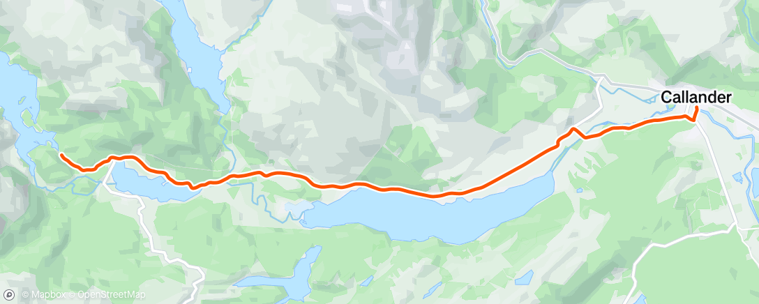 Map of the activity, Afternoon Ride
