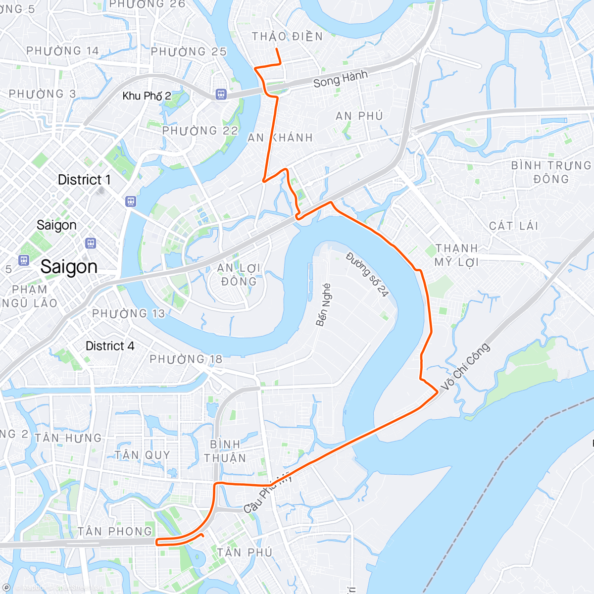 Map of the activity, Dry ride to the wall