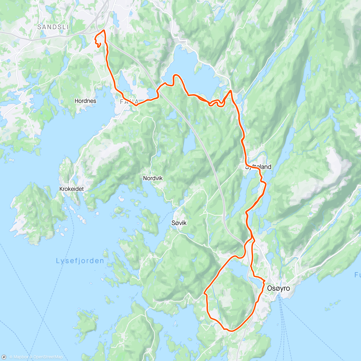 Map of the activity, Felles til Hagavik