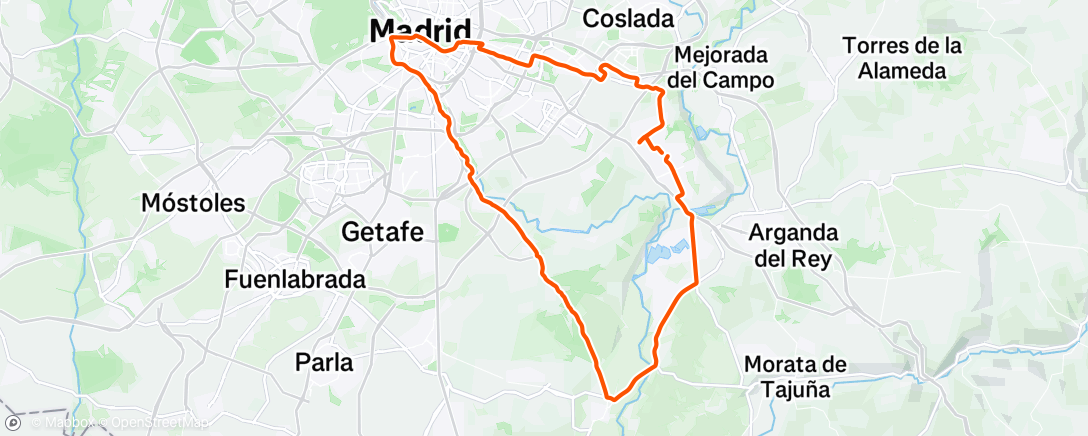 Map of the activity, Ruta del calamar