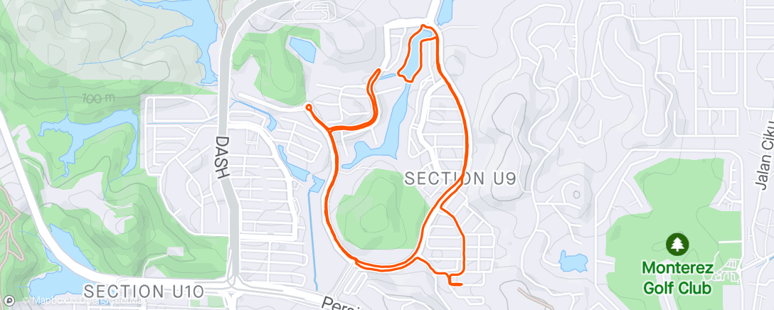 Map of the activity, Run2 Wk21