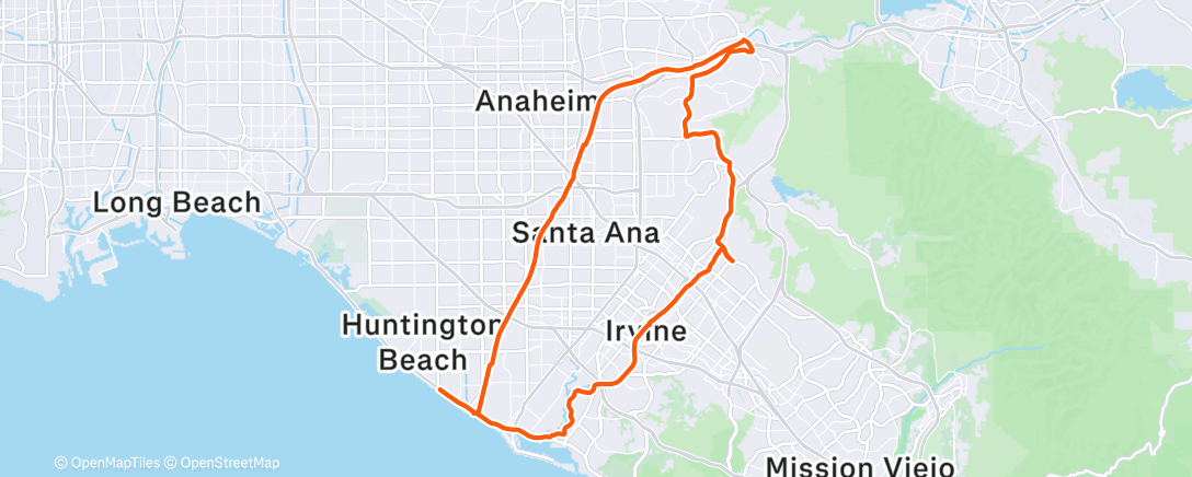 Map of the activity, Windy Ride: Blows and Sucks