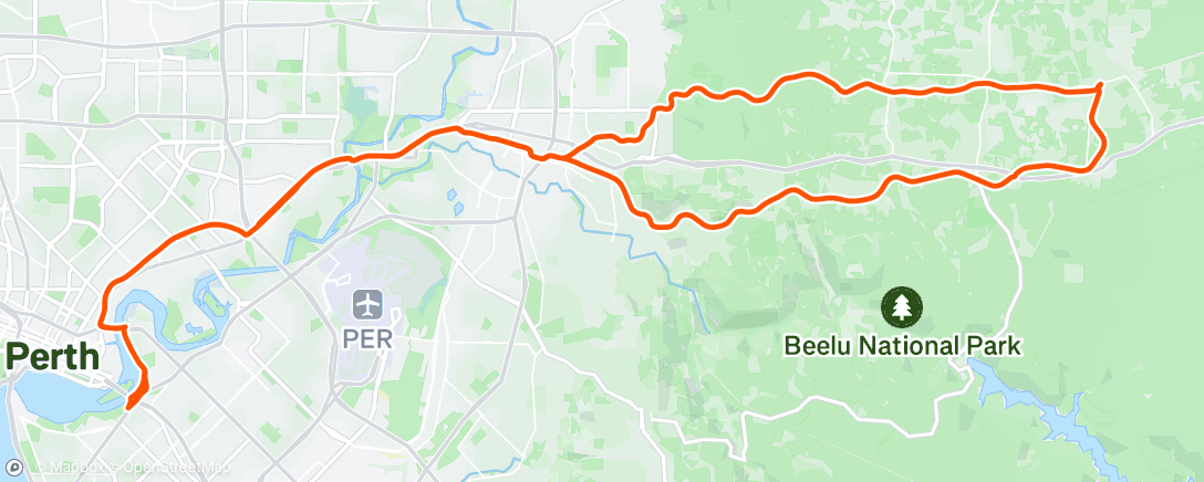 Map of the activity, Cold gravel