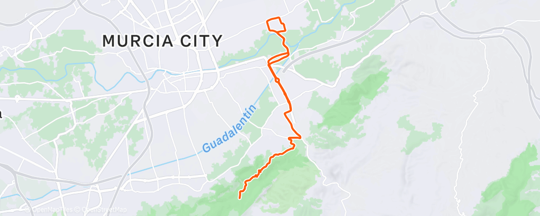 Map of the activity, Cresta fresca