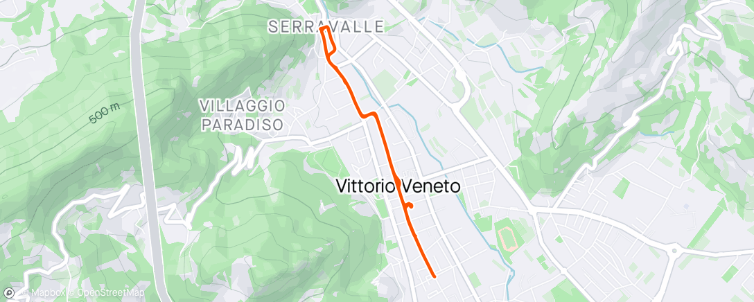 Map of the activity, ⛅ Vittorio Veneto 🇮🇹⛰️🏰🎂