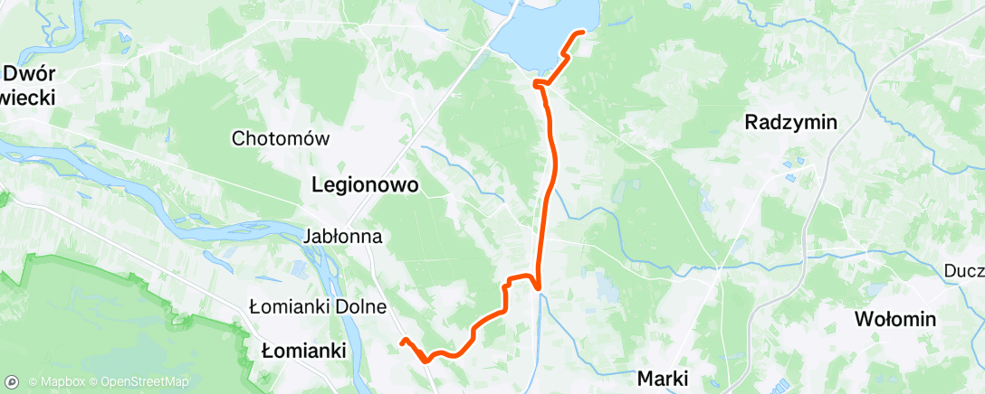 Map of the activity, Afternoon Gravel Ride 🌧