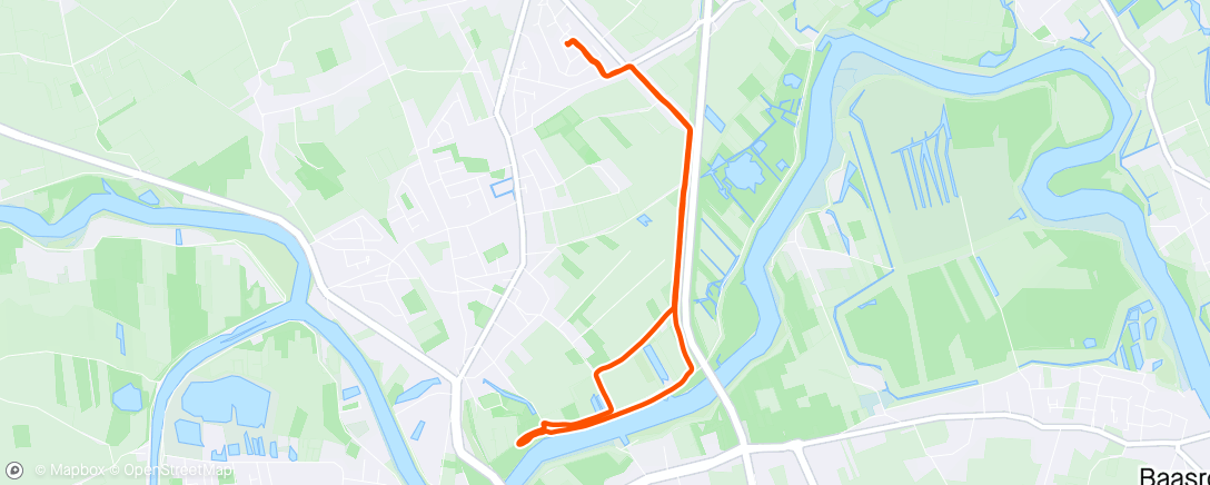 Map of the activity, Mooiere ochtend! 🌞🏃‍♂️‍➡️