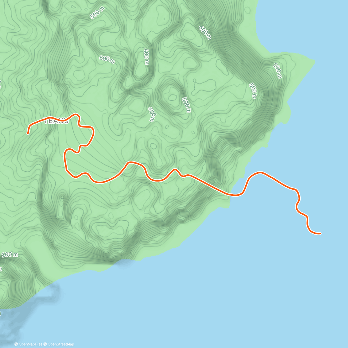 Map of the activity, Zwift - 3-2-1 on Tempus Fugit in Watopia